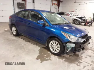 2019 Hyundai Accent SE with VIN 3KPC24A31KE080216, listed as a IAAI auction lot 40828159 with 53,496 mi miles. Bid and sale history available at carsss.com. Image 1.