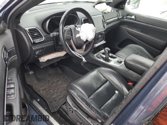 2021 Jeep Grand Cherokee Trailhawk with VIN 1C4RJFLG5MC616104, listed as a Copart auction lot 84528644 with 0 mi miles and Salvage Title. Bid and sale history available at carsss.com. Image 8.