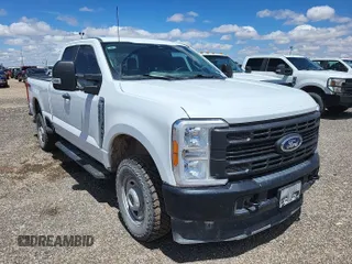 2023 Ford F-250 XL with VIN 1FT7X2BA0PEC24202, listed as a IAAI auction lot 42833329 with 55,247 mi miles and . Bid and sale history available at DreamBid. Image 2.