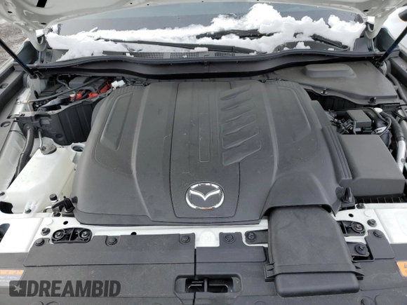 2025 Mazda CX-70 S Premium with VIN JM3KJDHCXS1110022, listed as a Copart auction lot 44897785 with 3,920 mi miles and Salvage title. Bid and sale history available at DreamBid. Image 13.