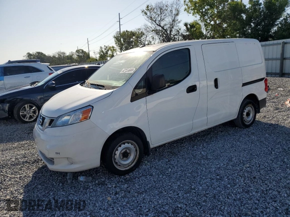 2020 Nissan NV200 S with VIN 3N6CM0KNXLK700855, listed as a Copart auction lot 57919655 with 46,865 mi miles and Non repairable. Bid and sale history available at DreamBid. Image 1.