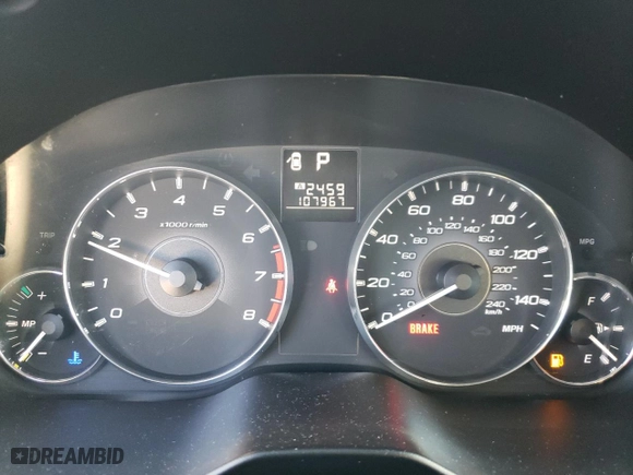 2012 Subaru Outback 2.5i with VIN 4S4BRBAC1C3302088, listed as a Copart auction lot 88310385 with 107,967 mi miles and Salvage Title. Bid and sale history available at carsss.com. Image 9.