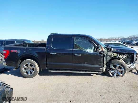 2022 Ford F-150 XL with VIN 1FTFW1E86NKF23242, listed as a IAAI auction lot 41107228 with 18,638 mi miles. Bid and sale history available at carsss.com. Image 13.