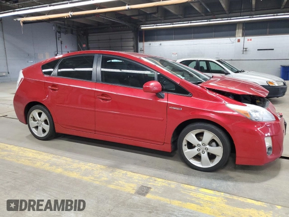 2011 Toyota Prius I with VIN JTDKN3DUXB5337421, listed as a Copart auction lot 52974565 with 167,715 mi miles and Salvage Title. Bid and sale history available at DreamBid. Image 4.