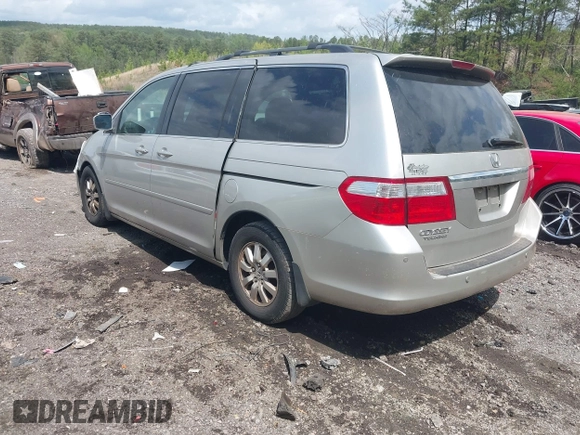 2007 Honda Odyssey Touring with VIN 5FNRL38877B002351, listed as a IAAI auction lot 41930355 with 254,929 mi miles. Bid and sale history available at carsss.com. Image 3.