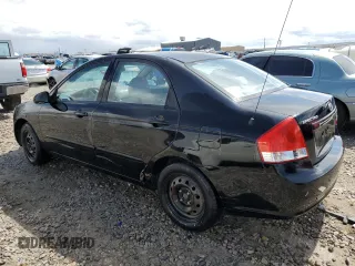 2009 Kia Spectra EX with VIN KNAFE222795620430, listed as a Copart auction lot 51170895 with 172,719 mi miles and Salvage Title. Bid and sale history available at carsss.com. Image 2.