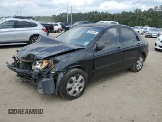 2006 Kia Spectra EX with VIN KNAFE121865361279, listed as a Copart auction lot 53486935 with 219,919 mi miles and Salvage Title. Bid and sale history available at carsss.com. Image 1.