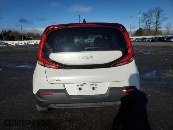 2022 Kia Soul LX with VIN KNDJ23AUXN7815743, listed as a Copart auction lot 48356215 with 21,915 mi miles and Salvage Title. Bid and sale history available at carsss.com. Image 6.