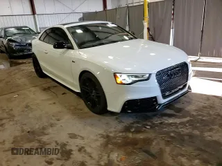 2017 Audi S5 Premium Plus with VIN WAUC4AFR1HA000525, listed as a Copart auction lot 84597154 with 47,042 mi miles and Salvage Title. Bid and sale history available at carsss.com. Image 13.