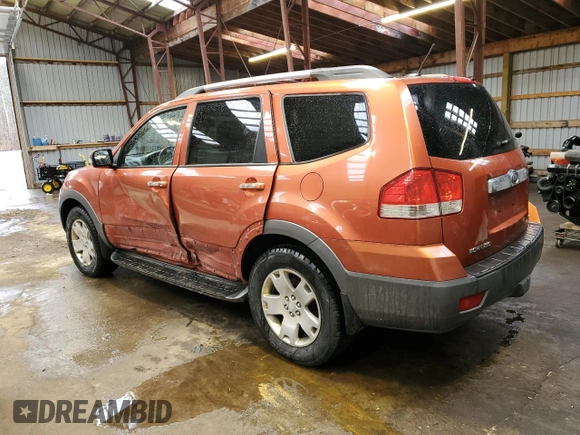 2009 Kia Borrego EX with VIN KNDJH741795017435, listed as a Copart auction lot 86331174 with 257,271 mi miles and Clean Title. Bid and sale history available at DreamBid. Image 2.