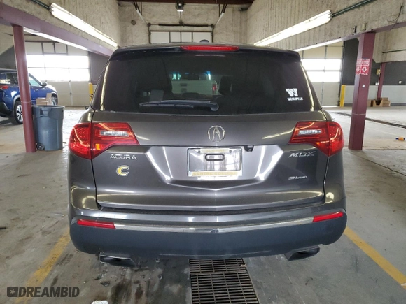 2012 Acura MDX Tech/Entertainment Pkg with VIN 2HNYD2H41CH512886, listed as a Copart auction lot 41882265 with 199,046 mi miles and Clean Title. Bid and sale history available at carsss.com. Image 6.