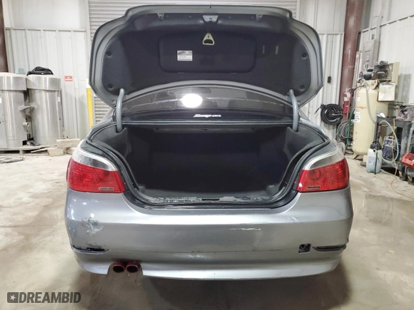 2005 BMW 5 Series 525i with VIN WBANA535X5B862514, listed as a Copart auction lot 80188234 with 0 mi miles and Salvage Title. Bid and sale history available at carsss.com. Image 6.