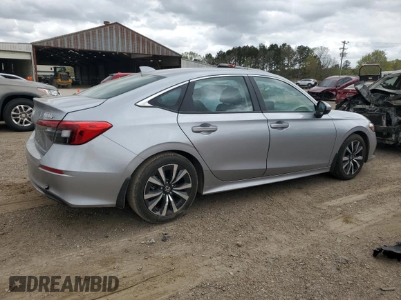 2023 Honda Civic Sedan EX with VIN 2HGFE1F73PH323018, listed as a Copart auction lot 49393895 with 17,712 mi miles and Salvage Title. Bid and sale history available at carsss.com. Image 3.