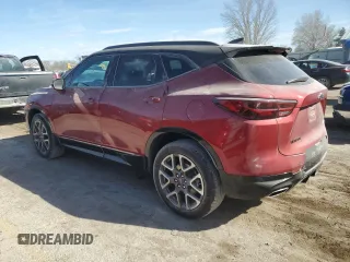 2023 Chevrolet Blazer RS с VIN 3GNKBERS2PS200506, выставлен на аукционе Copart как лот 50313005 с пробегом 20 957 миль миль и Списание • Salvage title. История ставок и продаж доступна на DreamBid. Изображение 2.