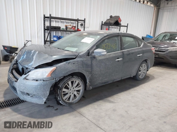 2013 Nissan Sentra SV with VIN 3N1AB7AP5DL666415, listed as a IAAI auction lot 41522465 with 140,832 mi miles. Bid and sale history available at carsss.com. Image 17.