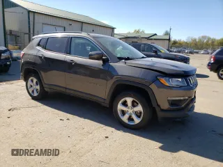 2018 Jeep Compass Altitude with VIN 3C4NJDBB6JT481241, listed as a Copart auction lot 74816654 with Not Provided miles and Salvage Title. Bid and sale history available at carsss.com. Image 4.