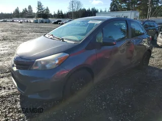 2014 Toyota Yaris L with VIN JTDJTUD39ED596300, listed as a Copart auction lot 83895644 with 116,668 mi miles and Salvage Title. Bid and sale history available at carsss.com. Image 1.