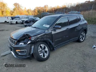 2021 Jeep Compass Limited with VIN 3C4NJCCB3MT597123, listed as a Copart auction lot 78966514 with 64,205 mi miles and Salvage Title. Bid and sale history available at carsss.com. Image 1.