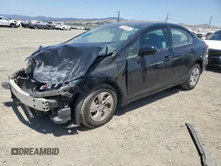 2015 Honda Civic LX z VIN 19XFB2F54FE274630, wystawiony jako Copart lot #59919455 z przebiegiem 60 920 mil mil oraz Szkoda całkowita • Salvage title. Historia ofert i sprzedaży dostępna na DreamBid. Obrazek 1.