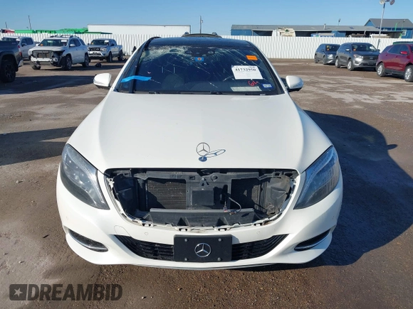 2017 Mercedes-Benz S 550 with VIN WDDUG8CB9HA316369, listed as a IAAI auction lot 41732950 with 76,672 mi miles and . Bid and sale history available at carsss.com. Image 12.
