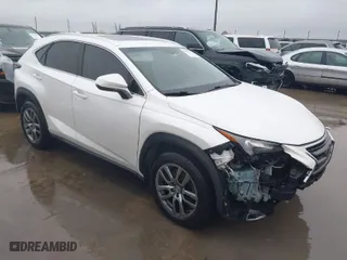 2015 Lexus NX 200t with VIN JTJYARBZXF2011937, listed as a IAAI auction lot 41557513 with 132,775 mi miles. Bid and sale history available at carsss.com. Image 1.