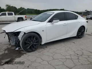 2021 Lexus IS 350 F Sport z VIN JTHGZ1B24M5041103, wystawiony jako Copart lot #55932115 z przebiegiem 46 911 mil mil oraz Szkoda całkowita • Salvage title. Historia ofert i sprzedaży dostępna na DreamBid. Obrazek 1.