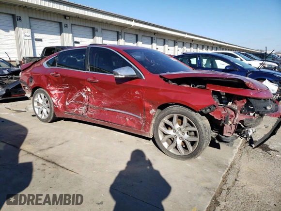 2015 Chevrolet Impala LTZ with VIN 2G1155SL5F9102332, listed as a Copart auction lot 87055694 with 146,289 mi miles and Salvage Title. Bid and sale history available at DreamBid. Image 4.