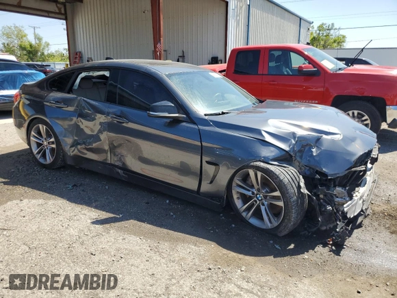 2015 BMW 4 Series 435i with VIN WBA4B1C50FD418355, listed as a Copart auction lot 48672575 with 156,311 mi miles and Salvage Title. Bid and sale history available at carsss.com. Image 4.