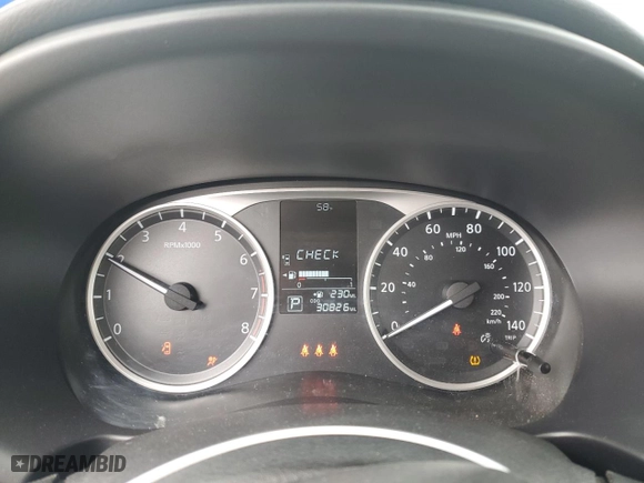 2024 Nissan Kicks S with VIN 3N1CP5BVXRL471946, listed as a Copart auction lot 44815895 with 30,826 mi miles and Salvage Title. Bid and sale history available at carsss.com. Image 9.
