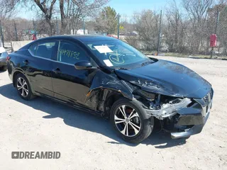 2022 Nissan Sentra SV z VIN 3N1AB8CV9NY247537, wystawiony jako IAAI lot #41978852 z przebiegiem 46 285 mil mil oraz . Historia ofert i sprzedaży dostępna na DreamBid. Obrazek 1.