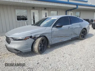 2024 Honda Accord Sport-L with VIN 1HGCY2F74RA005913, listed as a Copart auction lot 55407145 with 66,873 mi miles and Salvage title. Bid and sale history available at DreamBid. Image 1.