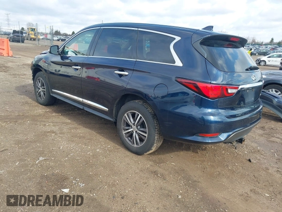 2018 Infiniti QX60 with VIN 5N1DL0MM1JC529085, listed as a IAAI auction lot 41942708 with 151,829 mi miles and . Bid and sale history available at DreamBid. Image 3.