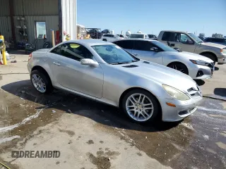 2007 Mercedes-Benz SLK-Class 3.0L with VIN WDBWK54F37F154451, listed as a Copart auction lot 77762834 with 132,496 mi miles and Salvage Title. Bid and sale history available at carsss.com. Image 4.
