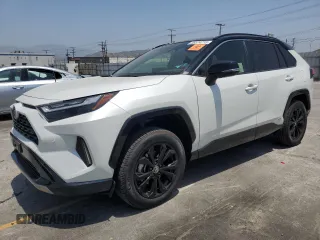 2023 Toyota RAV4 Hybrid XSE with VIN JTME6RFV2PD546491, listed as a Copart auction lot 58974715 with 46,252 mi miles and Salvage title. Bid and sale history available at DreamBid. Image 1.