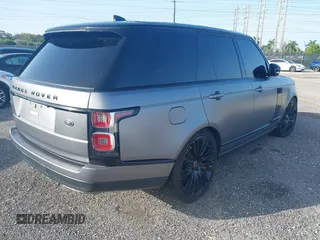 2022 Land Rover Range Rover Westminster z VIN SALGS2SE7NA468878, wystawiony jako IAAI lot #39732119 z przebiegiem 34 682 mil mil oraz . Historia ofert i sprzedaży dostępna na DreamBid. Obrazek 4.