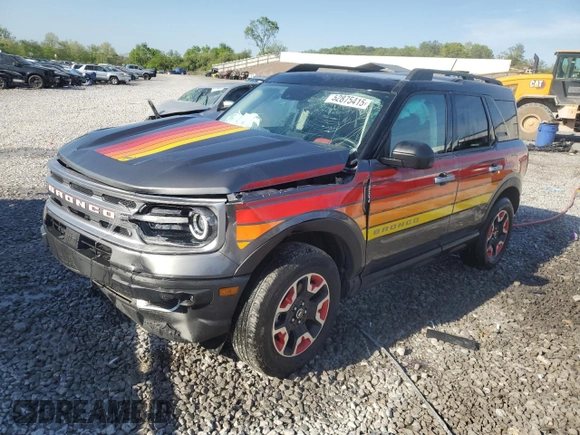 2024 Ford Bronco with VIN 3FMCR9K64RRE33001, listed as a Copart auction lot 52875415 with 18,804 mi miles and Salvage title. Bid and sale history available at DreamBid. Image 1.