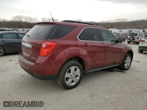 2012 Chevrolet Equinox LT w/2LT with VIN 2GNFLNEK1C6289787, listed as a Copart auction lot 49122095 with 100,653 mi miles and Salvage Title. Bid and sale history available at carsss.com. Image 3.