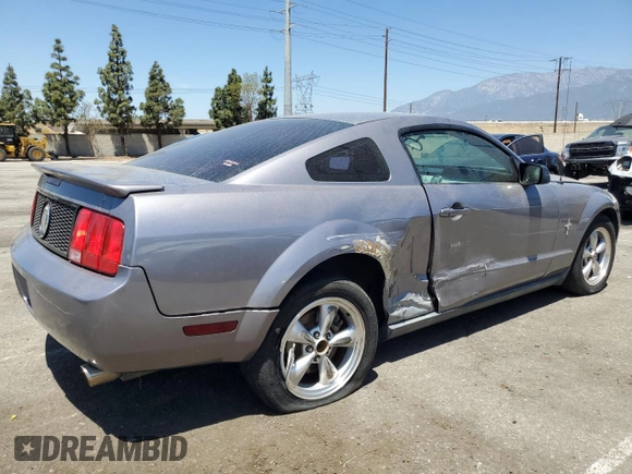 2007 Ford Mustang Deluxe with VIN 1ZVFT80N775319949, listed as a Copart auction lot 57623665 with 128,972 mi miles and Salvage title. Bid and sale history available at DreamBid. Image 3.