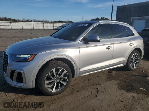 2022 Audi Q5 S line Premium Plus with VIN WA1EAAFY0N2109148, listed as a Copart auction lot 46597205 with 31,851 mi miles and Salvage Title. Bid and sale history available at carsss.com. Image 1.