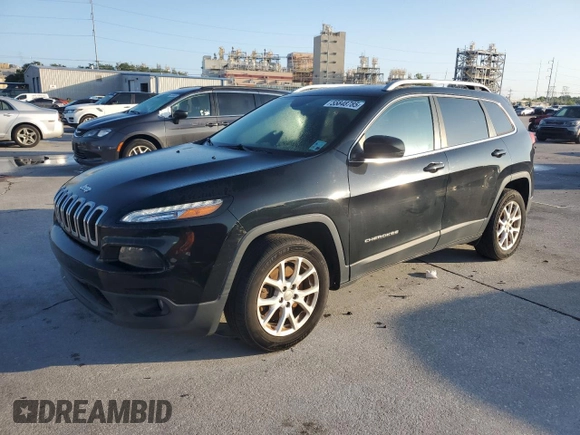 2017 Jeep Cherokee Latitude with VIN 1C4PJLCB3HW514461, listed as a Copart auction lot 55848785 with 50,768 mi miles and Salvage title. Bid and sale history available at DreamBid. Image 1.