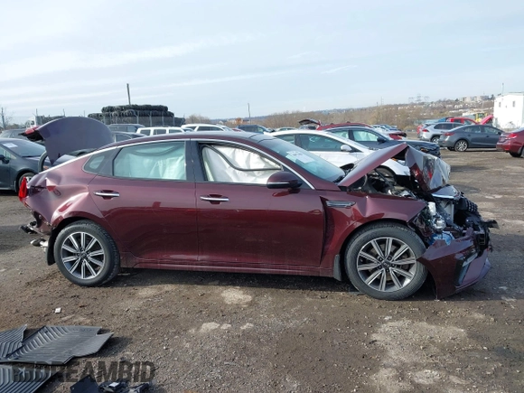 2019 Kia Optima EX with VIN 5XXGU4L11KG313557, listed as a IAAI auction lot 40973008 with 66,269 mi miles. Bid and sale history available at carsss.com. Image 13.