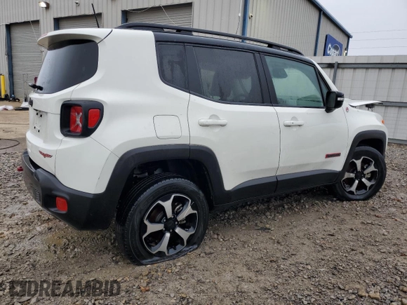 2022 Jeep Renegade Trailhawk with VIN ZACNJDC14NPN99899, listed as a Copart auction lot 86377004 with 51,000 mi miles and Clean Title. Bid and sale history available at DreamBid. Image 3.