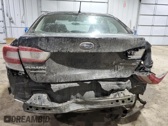 2021 Subaru Impreza with VIN 4S3GKAB68M3604139, listed as a Copart auction lot 88506445 with 54,531 mi miles and Salvage Title. Bid and sale history available at carsss.com. Image 6.