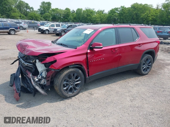 2020 Chevrolet Traverse RS with VIN 1GNEVJKW5LJ149296, listed as a IAAI auction lot 42384838 with 92,475 mi miles and . Bid and sale history available at DreamBid. Image 18.