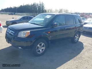 2008 Honda Pilot EX-L with VIN 5FNYF18558B033435, listed as a IAAI auction lot 41967049 with 184,902 mi miles. Bid and sale history available at carsss.com. Image 2.