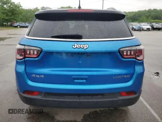 2019 Jeep Compass Limited z VIN 3C4NJDCB8KT666357, wystawiony jako Copart lot #55207635 z przebiegiem Nie podano mil oraz Szkoda całkowita • Salvage title. Historia ofert i sprzedaży dostępna na DreamBid. Obrazek 6.