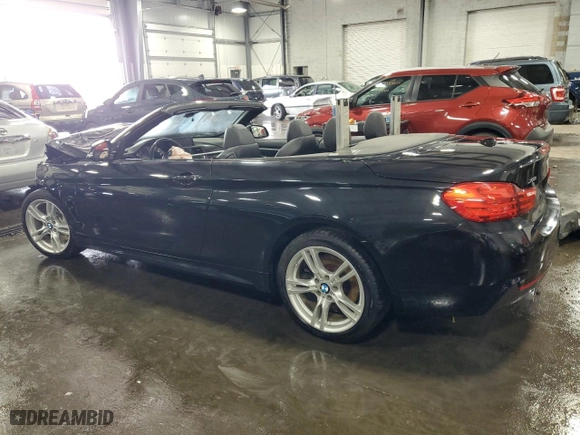 2015 BMW 4 Series 435i xDrive with VIN WBA3T7C57FP942371, listed as a Copart auction lot 68321723 with 0 mi miles and Salvage Title. Bid and sale history available at carsss.com. Image 2.