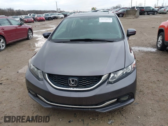 2015 Honda Civic Sedan EX-L with VIN 19XFB2F91FE028279, listed as a IAAI auction lot 41844830 with 140,521 mi miles. Bid and sale history available at carsss.com. Image 12.