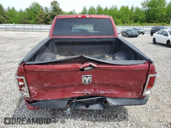 2012 Ram 1500 Express with VIN 1C6RD6KT8CS193455, listed as a Copart auction lot 53996495 with 213,154 mi miles and Salvage title. Bid and sale history available at DreamBid. Image 6.