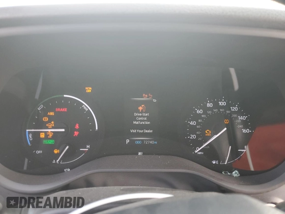 2022 Toyota Sienna XSE with VIN 5TDDRKEC2NS094411, listed as a Copart auction lot 46491605 with 72,740 mi miles and Salvage title. Bid and sale history available at DreamBid. Image 9.